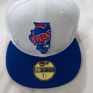 New Era Blue and White Cubs Cap